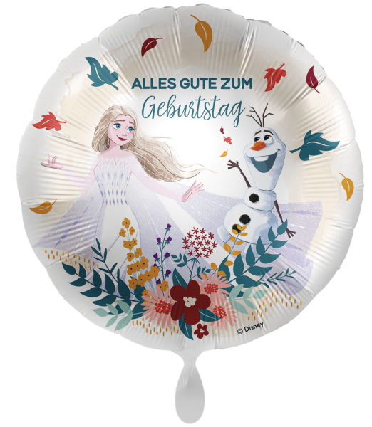 Folienballon - Alles Gute zum Geburtstag, Frozen! - ø 43cm